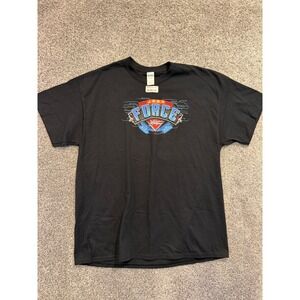 John Force Racing NHRA Drag Racing Shirt Mens XL Black 16x Champ Funny Car 2018